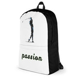Rucksack - Golf "passion" (beige/schwarz) - G-O-A-L-F