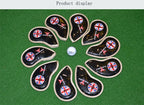 PLAYEAGLE - Golf Eisen Headcover / Schlägerhauben -  Eisen 3 bis 9, Sandwedge, Approachwedge, Pitchingwedge - G-O-A-L-F