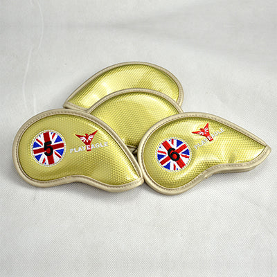 PLAYEAGLE - Golf Eisen Headcover / Schlägerhauben -  Eisen 3 bis 9, Sandwedge, Approachwedge, Pitchingwedge - G-O-A-L-F