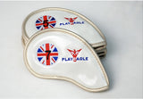 PLAYEAGLE - Golf Eisen Headcover / Schlägerhauben -  Eisen 3 bis 9, Sandwedge, Approachwedge, Pitchingwedge - G-O-A-L-F